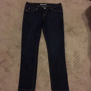 Aeropostale Bayla Skinny Jeans, Dark Wash
